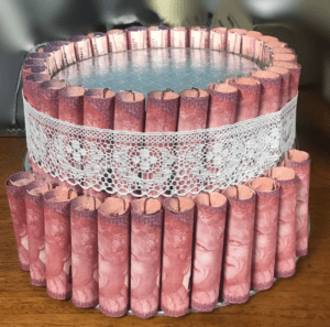 Money cake without flowers