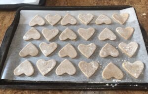 Syrupkuchen - place on prepared backing tray