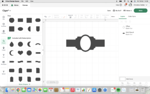 Cigar Label - Combine and weld the remaining shapes, then centre the oval ontop