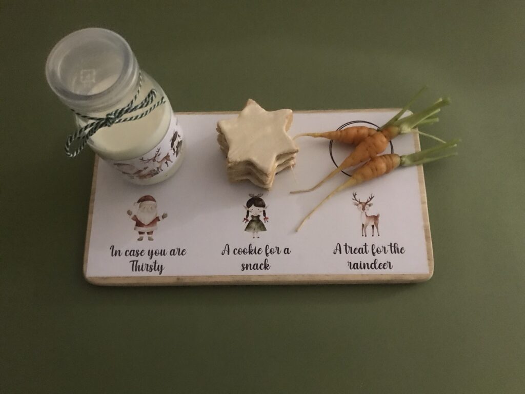 Milk and Honey for Santa