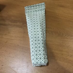 DIY Bottle Gift Wrapping - fold the top in an accordion style (about 6 folds).