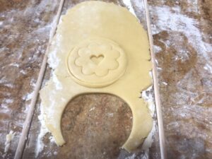 German Tea Biscuits - Assemble the Cookie Layers and give a final cut