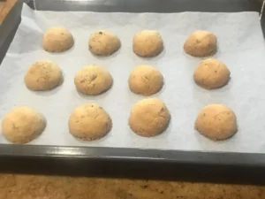 Freshly baked Pecan Balls