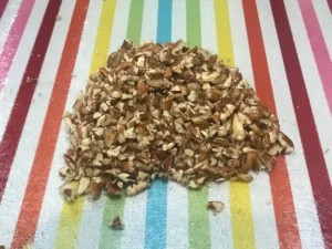 Chopped pecans for Pecan Balls